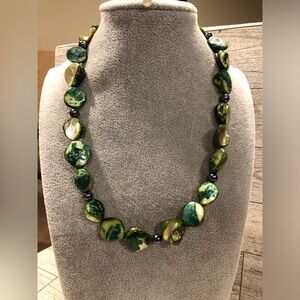Beautiful shell pearl Greeb Necklace